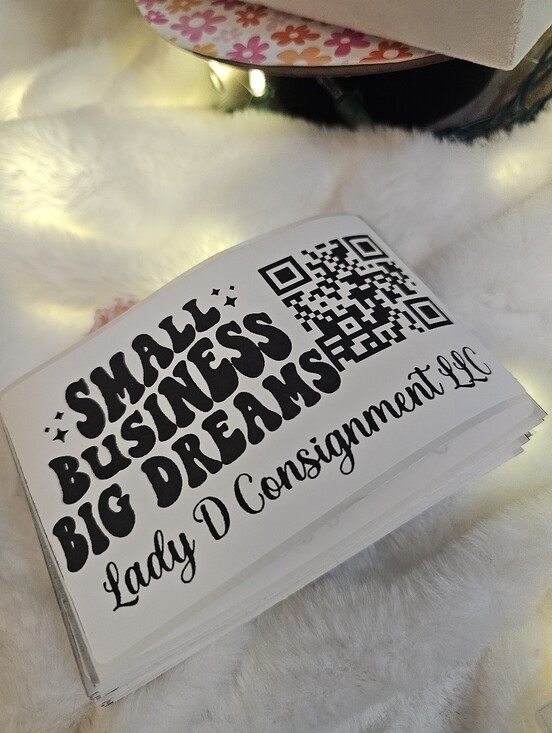 Other - 50 Ct 3x4 Name Qr Stickers